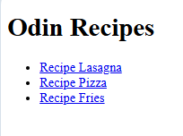 Project Odin Recipes Image